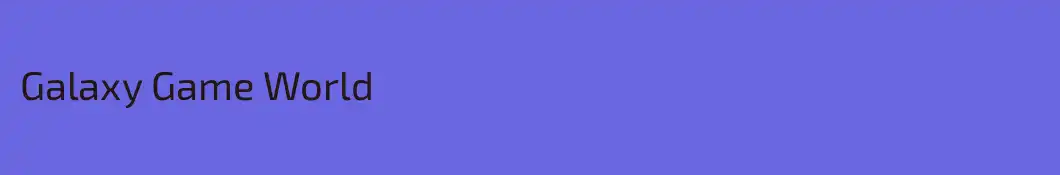 Galaxy Game World